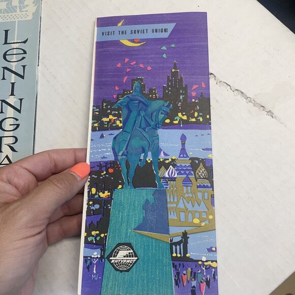 Vtg Soviet Union Socialist Republic Travel Brochure Moscow Leningrad 1970’s Eng - Picture 5 of 8